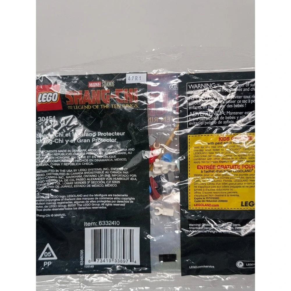 LEGO MARVEL 30454 Shang-Chi and The Great Protector Polybag NEW SEALED RETIRED - Picture 4 of 5